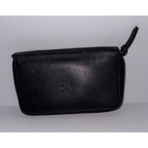 Tory Burch Womens Zip-around Wallet Black